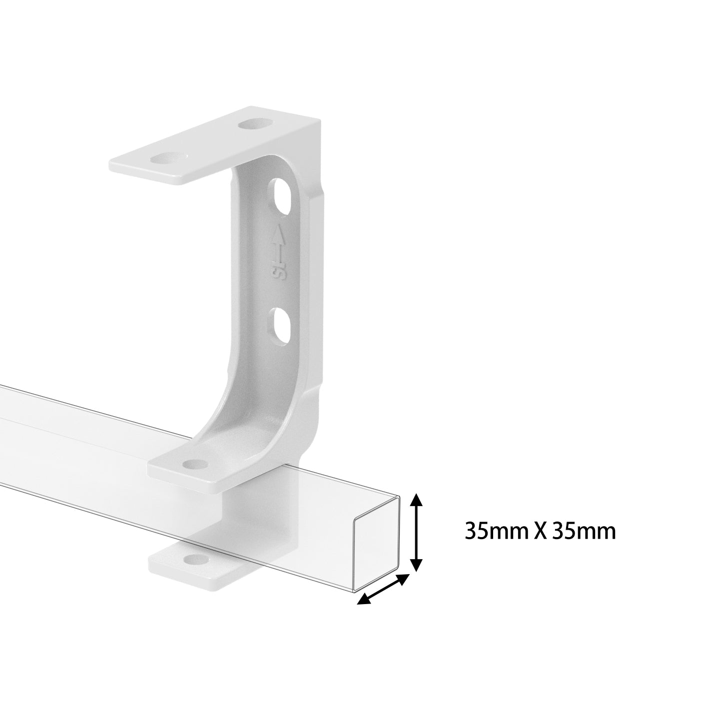 deckenhalterung markise 35mm VANA Markisen Kombihalterung Stahl | Wand & Decke