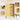 SONNI Vitrinenschrank, Schrank, Bücherschrank, Hochschrank mit 8 Fächern, 2 Türen, 2 höhenverstellbaren Regal für Wohnzimmer, Schlafzimmer, Küche, Esszimmer, Büro, Holzfarbe, 100 x 35 x 160 cm - Sonni Sanitär GmbH