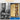 SONNI Vitrinenschrank, Schrank, Bücherschrank, Hochschrank mit 8 Fächern, 2 Türen, 2 höhenverstellbaren Regal für Wohnzimmer, Schlafzimmer, Küche, Esszimmer, Büro, Holzfarbe, 100 x 35 x 160 cm - Sonni Sanitär GmbH