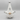 LED Türstopper Wichtel Weihnachtsdeko Weiß 38cm Weihnachtsfigur - Vana Deutschland